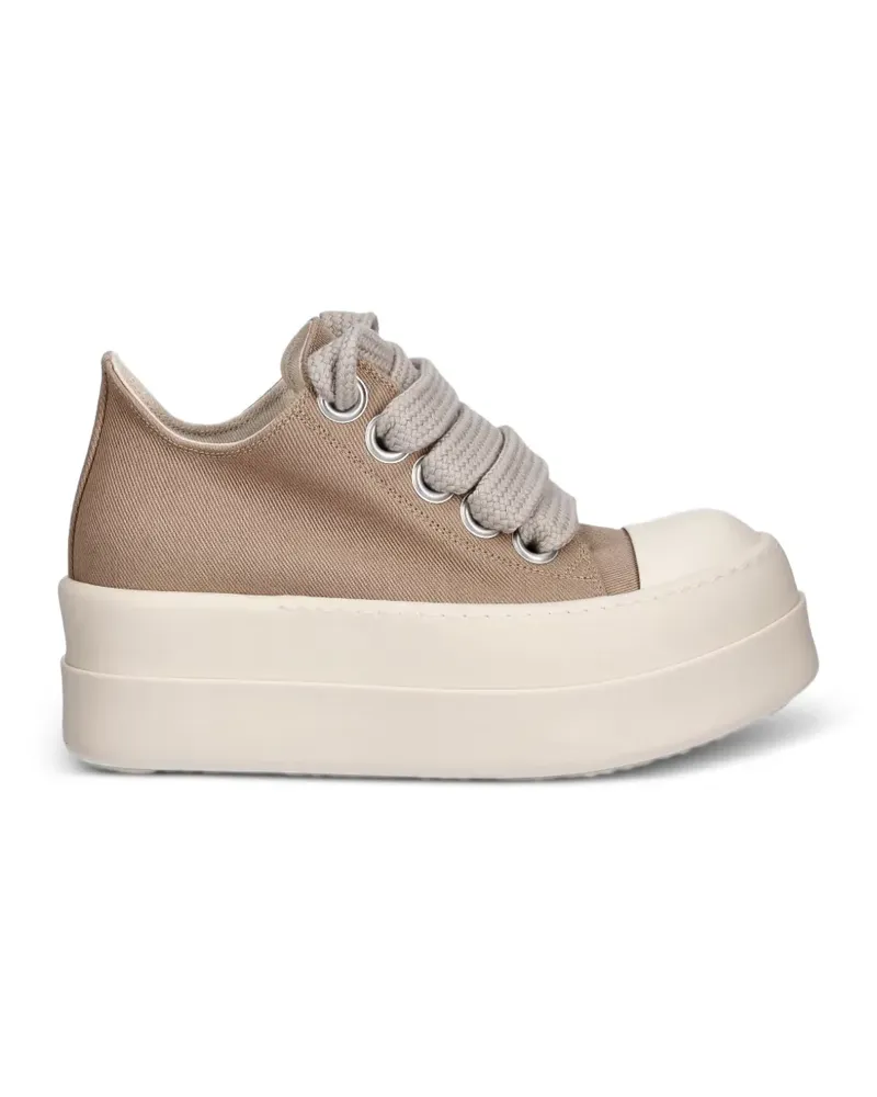 DRKSHDW by Rick Owens chunky-sole lace-up sneakers - Nude Nude