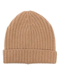 Malo ribbed-knit beanie hat Braun