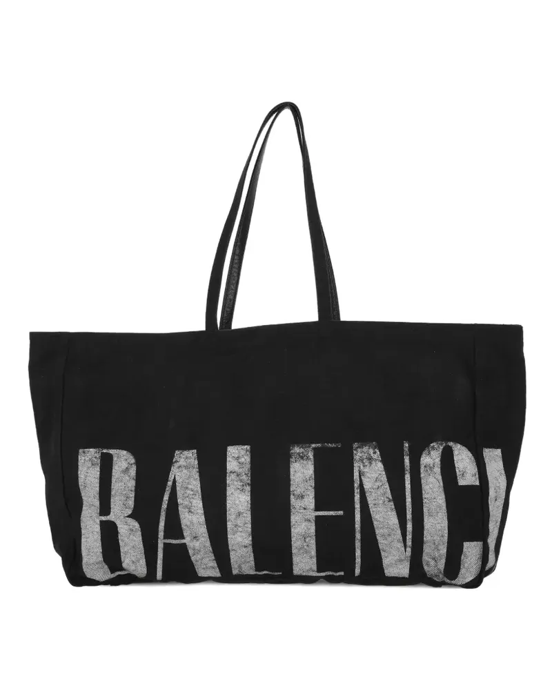 Balenciaga Editor Schultertasche - Schwarz Schwarz