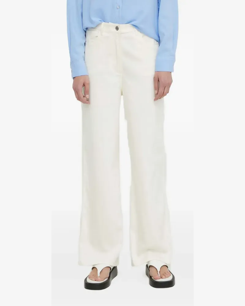 Samsøe & Samsøe Five-Pocket-Jeans mit Logo-Patch - Nude Nude