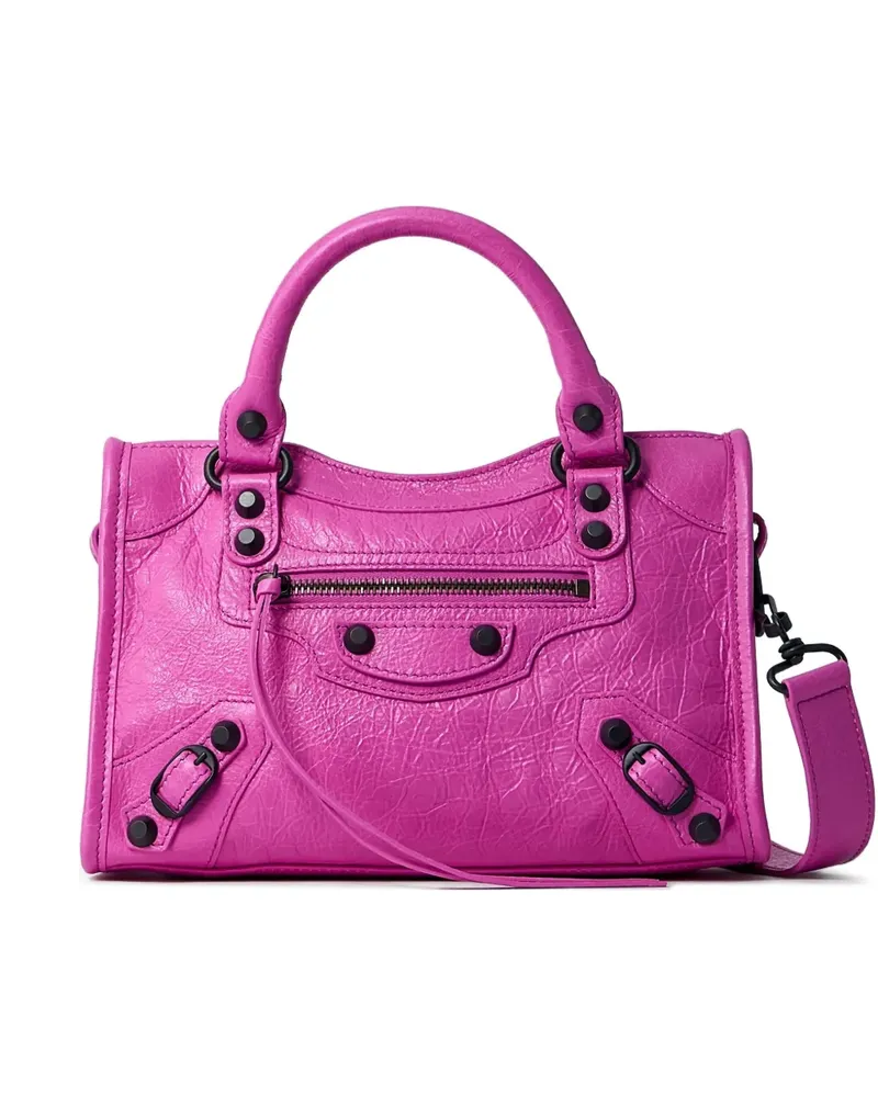 Balenciaga Le CIty Tote Bag mit Nieten - Rosa Rosa