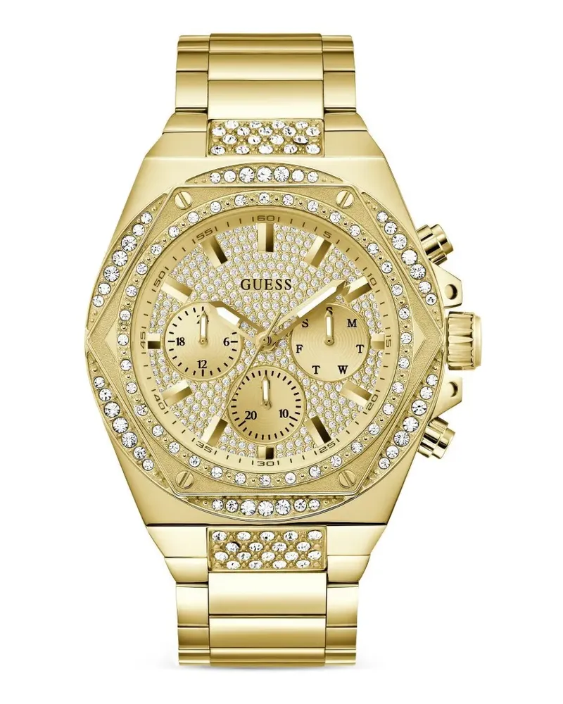 Guess Armbanduhr mit Kristallverzierung 47mm - Gold Gold