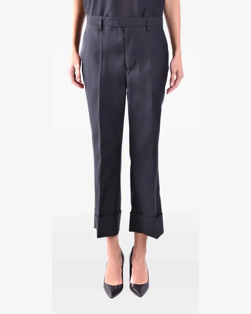 Dsquared2 Cropped-Hose mit umgeschlagenem Saum - Schwarz Schwarz