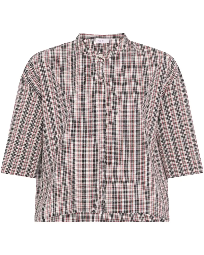 Rosetta Getty Cropped-Hemd - Rot Rot