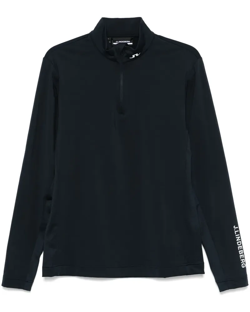J.Lindeberg Tour Tech Mid Layer Poloshirt - Blau Blau