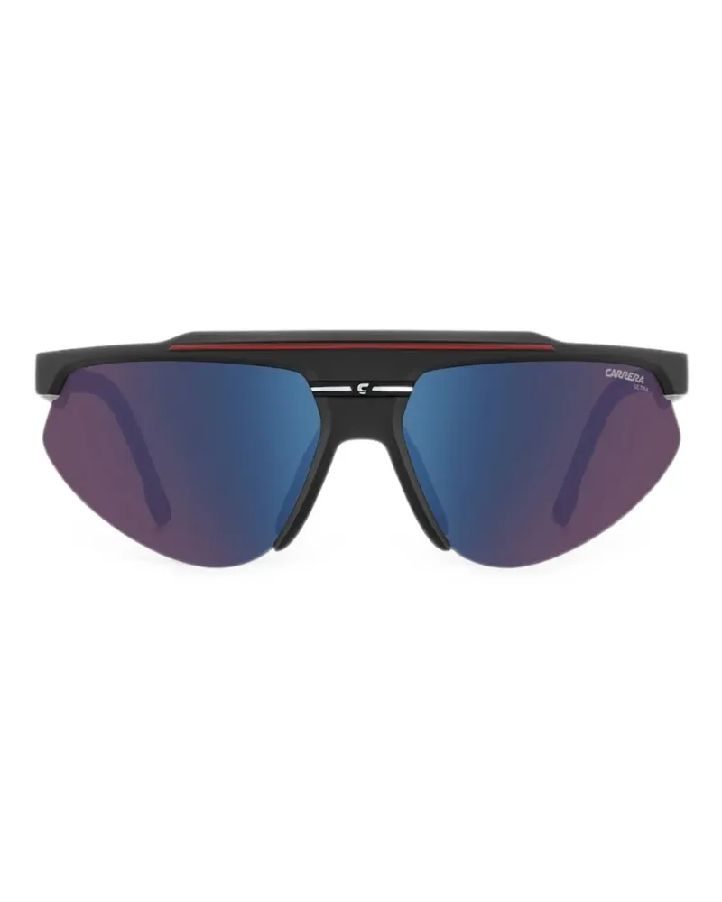 Carrera Polo Sport Sonnenbrille mit eckigem Gestell - Schwarz Schwarz