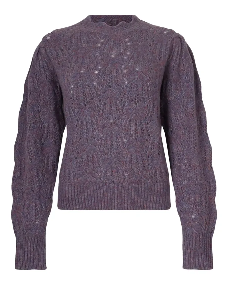 Isabel Marant openwork knitted sweater - Violett Violett