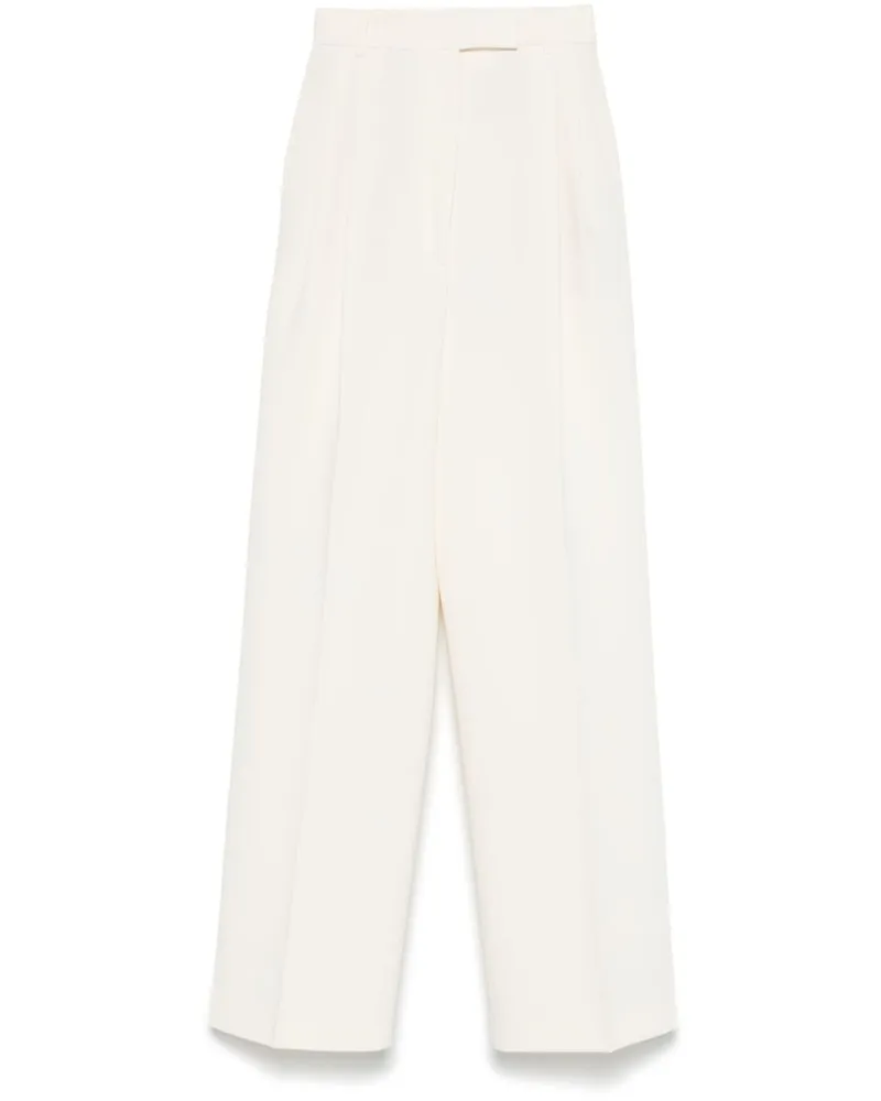 Róhe Hose mit hohem Bund - Weiß Weiß