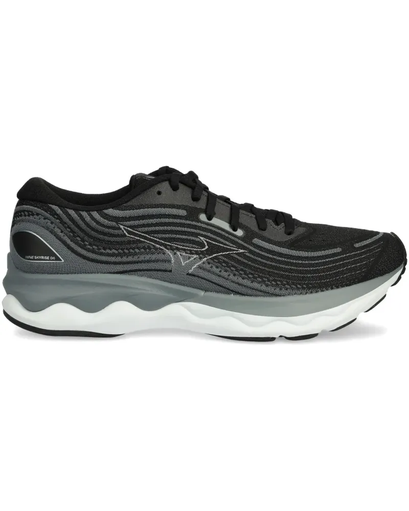 Mizuno Laufschuhe im Wellen-Look - Schwarz Schwarz