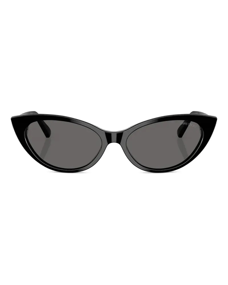 Jimmy Choo Sonnenbrille mit Cat-Eye-Gestell - Schwarz Schwarz