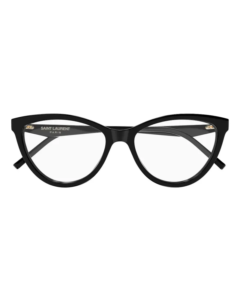 Saint Laurent Cat-Eye-Brille - Schwarz Schwarz
