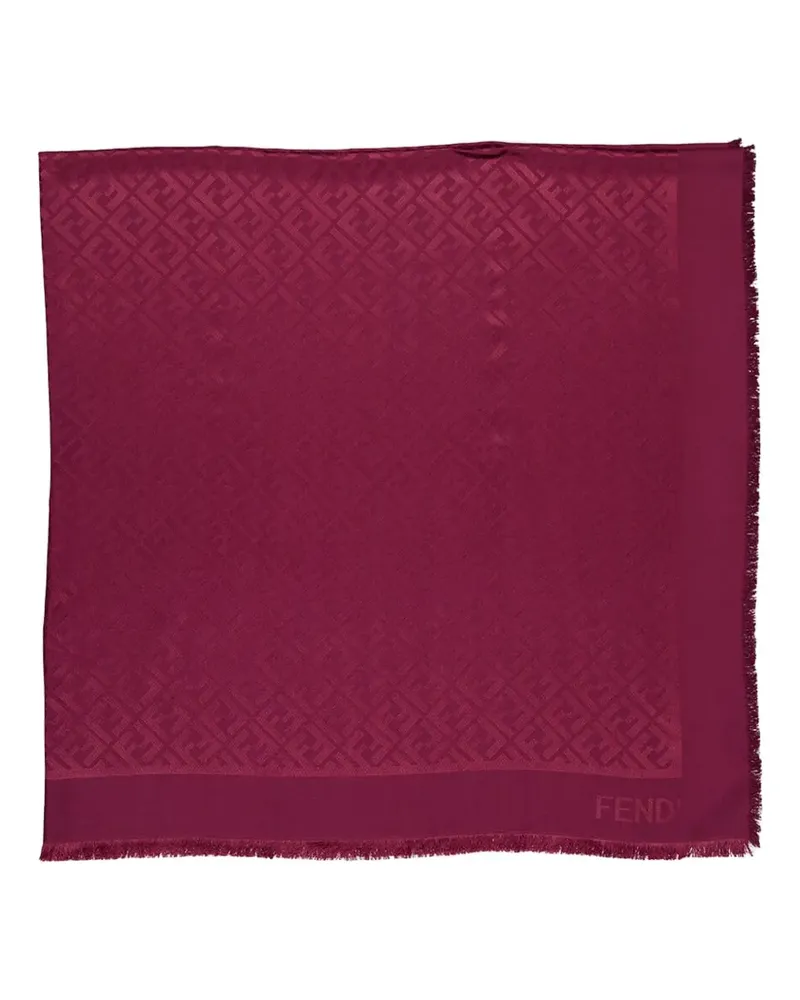 Fendi FF fringed scarf - Rot Rot