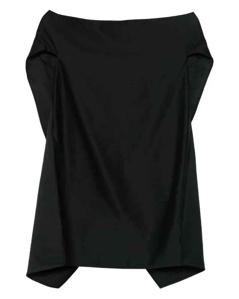 The Row Bluse mit weitem Kragen - Schwarz Schwarz
