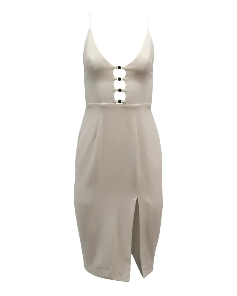 Zimmermann Kleid mit Knöpfen - Nude Nude