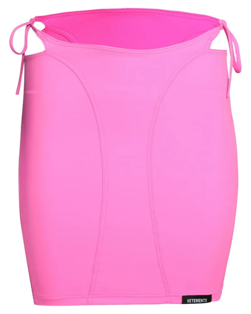 VETEMENTS Bikinirock im Deconstructed-Look - Rosa Rosa