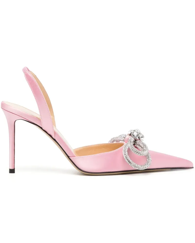 Mach & Mach Pumps mit Schleife - Rosa Rosa