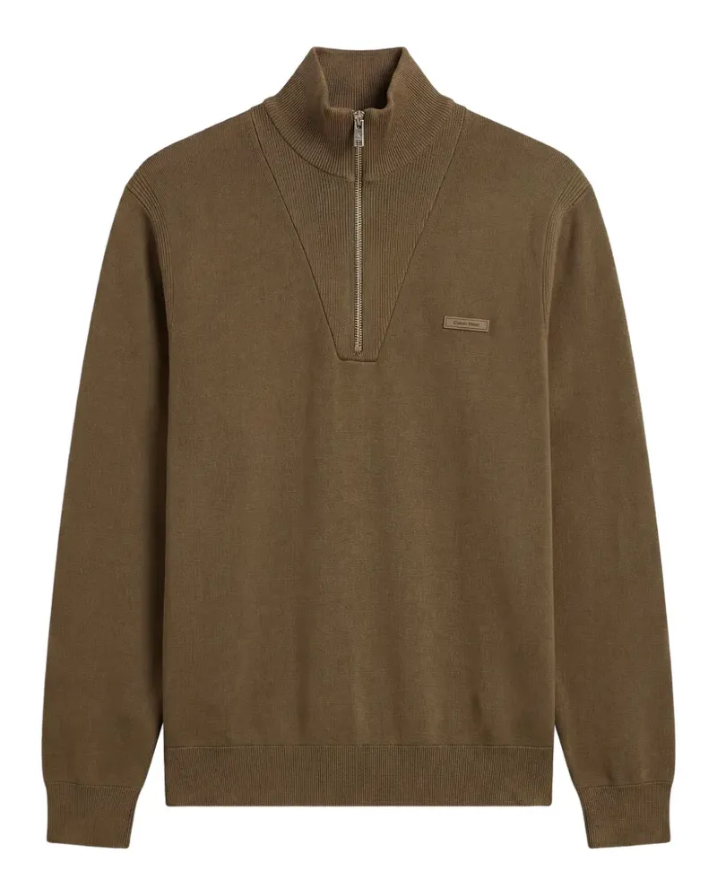 Calvin Klein Pullover mit Reißverschluss - Grün Grün
