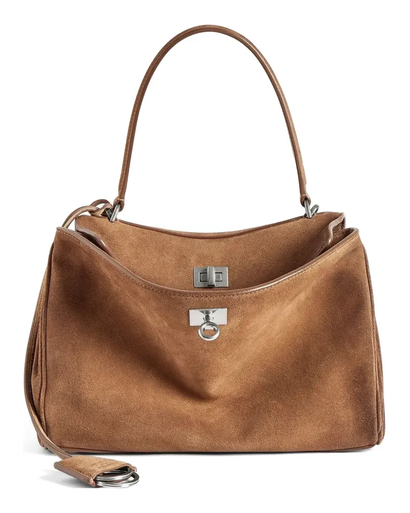 Balenciaga Kleine Rodeo Sling Schultertasche - Nude Nude