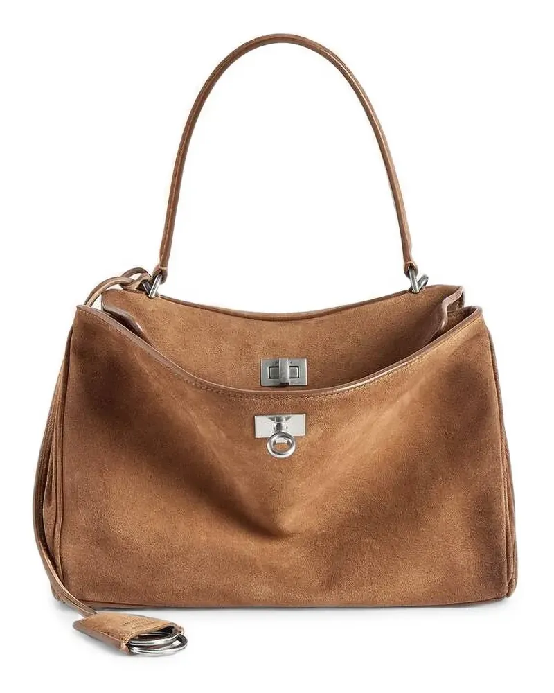 Balenciaga Kleine Rodeo Sling Schultertasche - Nude Nude
