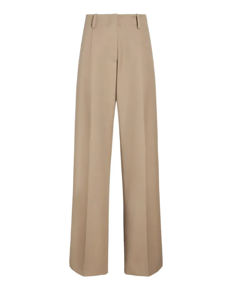 Proenza Schouler Halima pants in wool gabardine - Nude Nude
