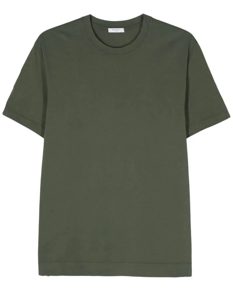 Boglioli T-Shirt aus Baumwolljersey - Grün Grün