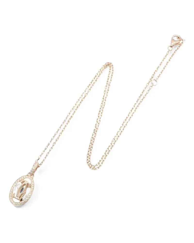 Cartier 2010s Double C diamond necklace - Rosa Rosa