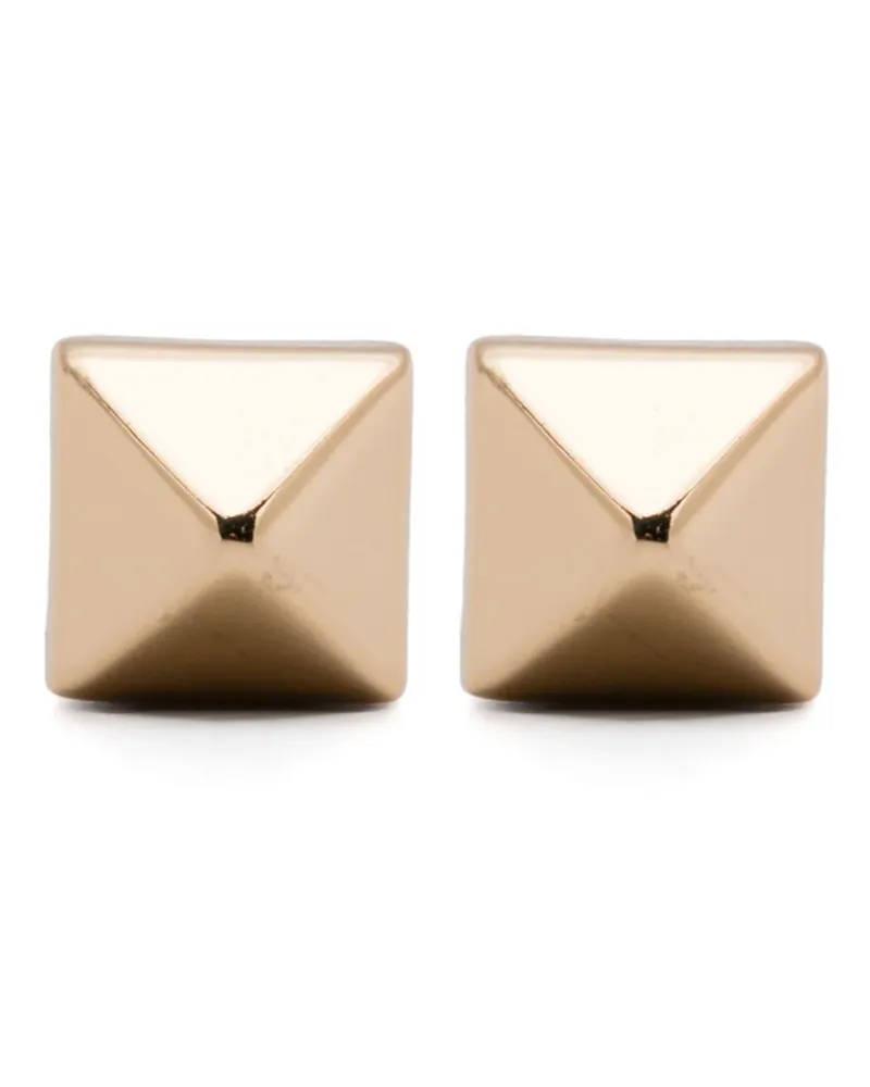 Eddie Borgo Pyramid stud earrings - Gold Gold