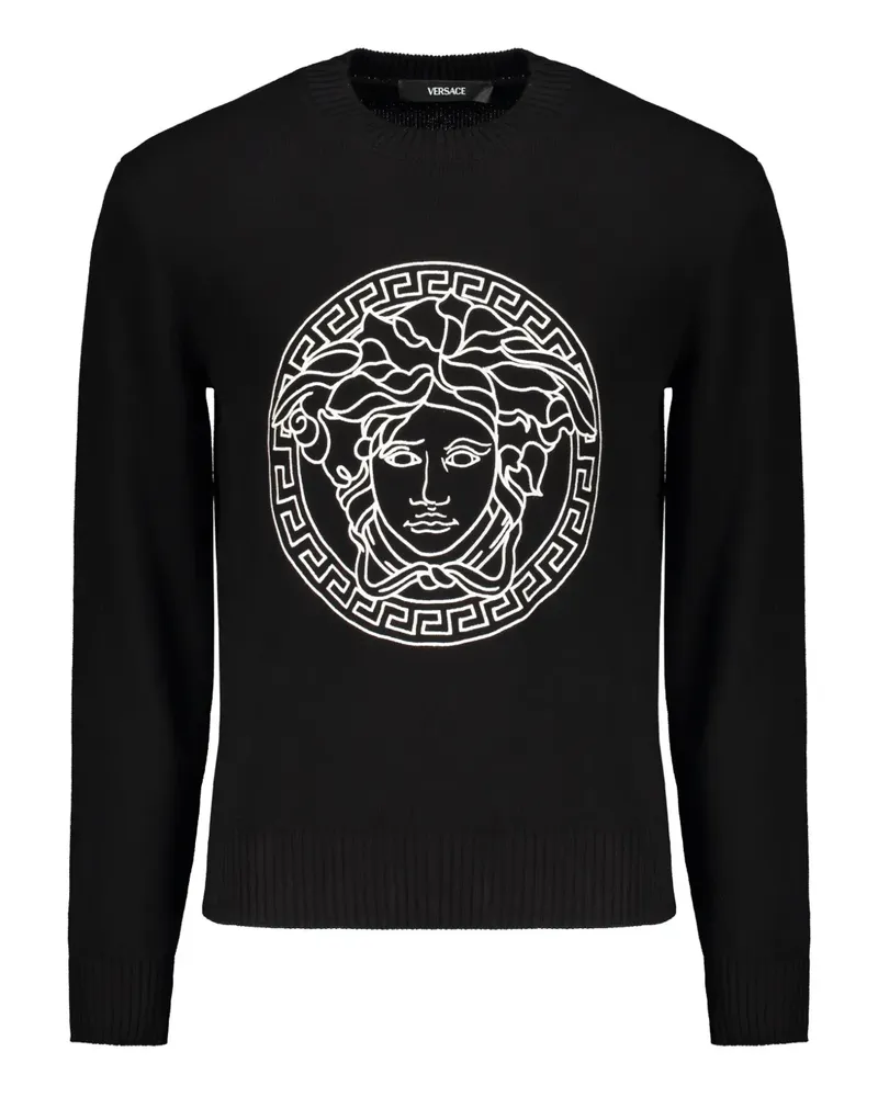 Versace Klassisches Sweatshirt - Schwarz Schwarz