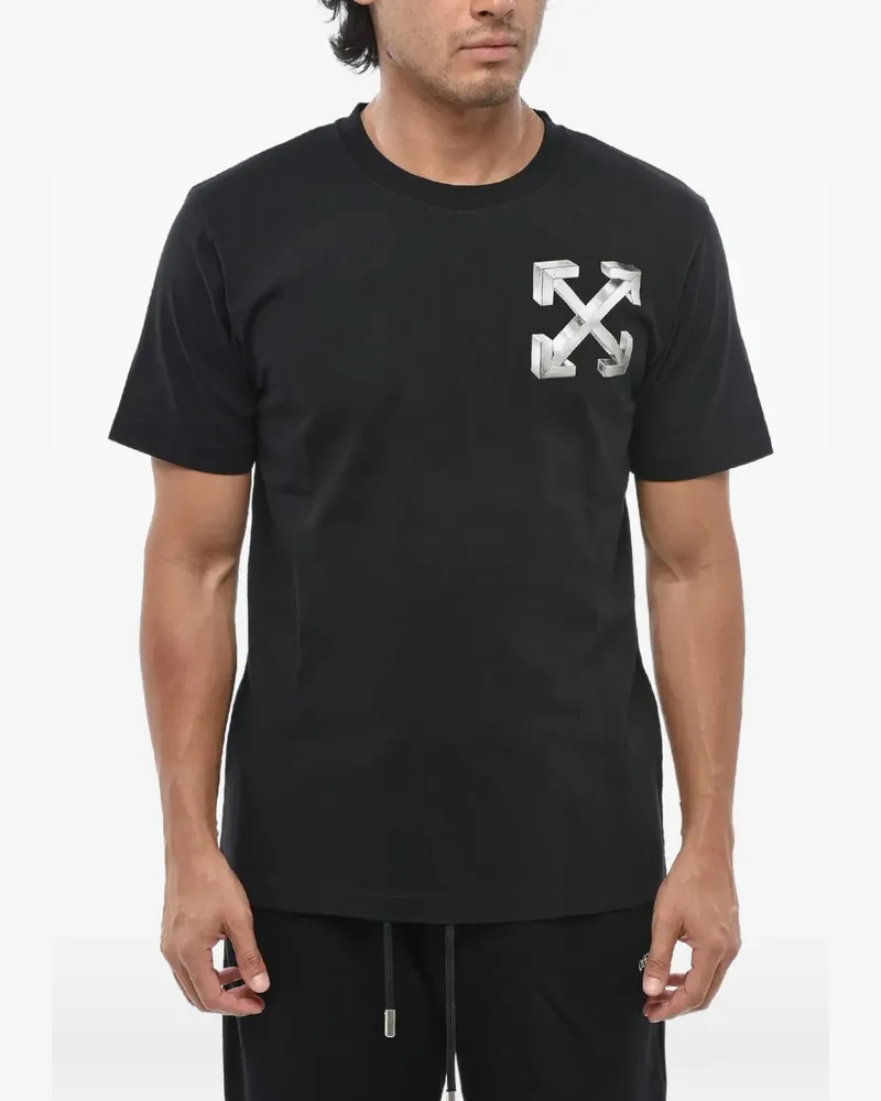 OFF-WHITE T-Shirt mit Arrows-Print - Schwarz Schwarz