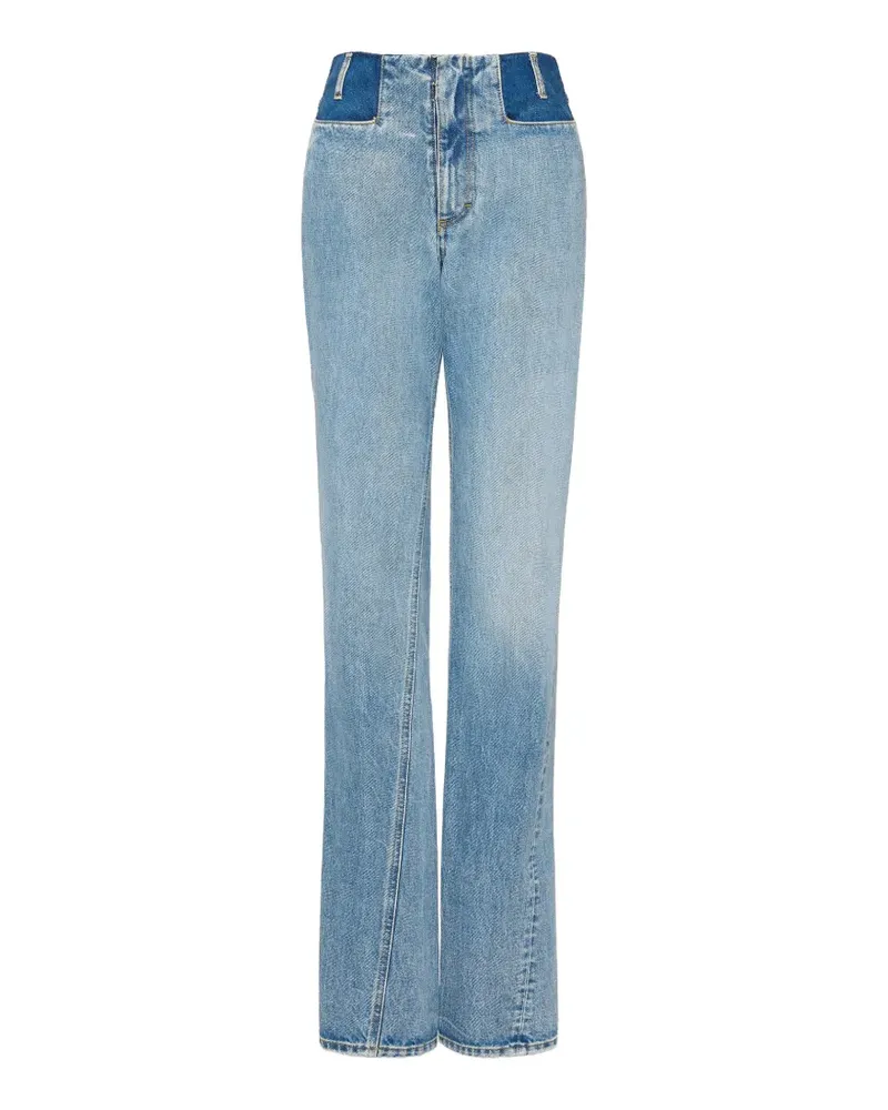 Maison Margiela Slim-Fit-Jeans im Patchwork-Look - Blau Blau