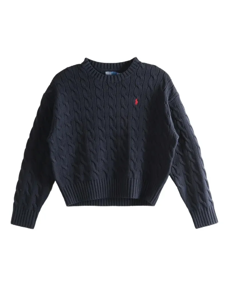 Ralph Lauren Pullover mit Zopfmuster - Blau Blau