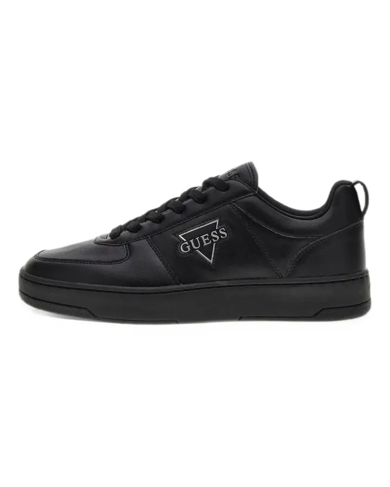 Guess Venko logo-embroidered sneakers - Schwarz Schwarz
