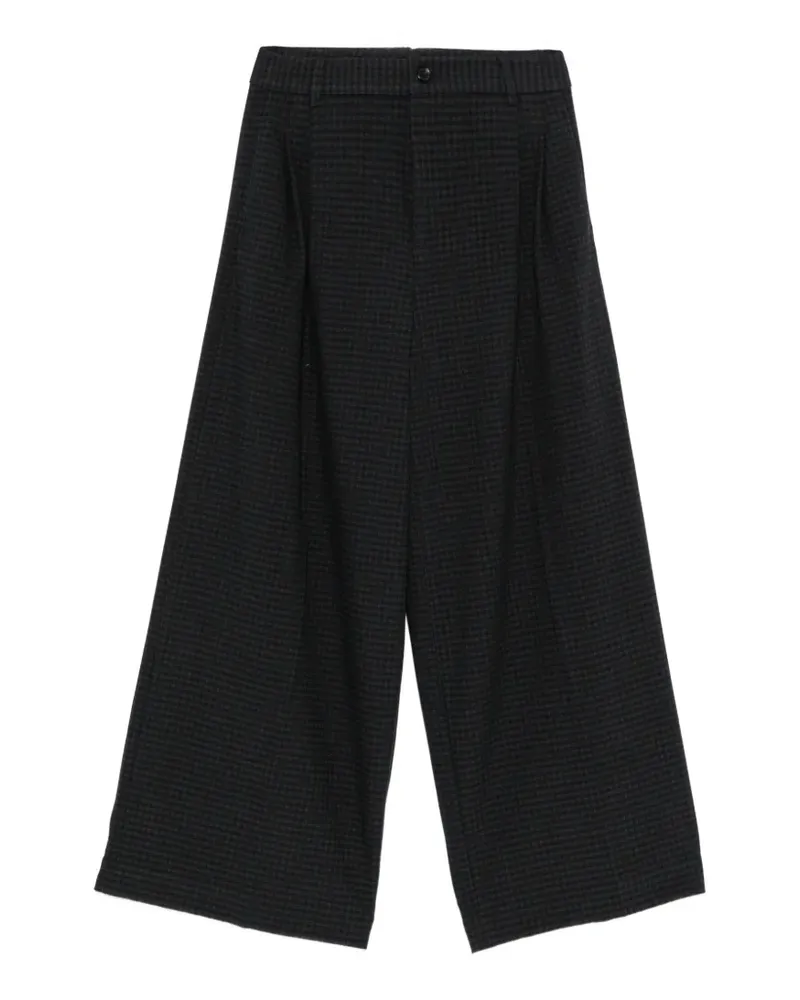 Bellerose Jenoa Palazzohose mit Karomuster - Blau Blau