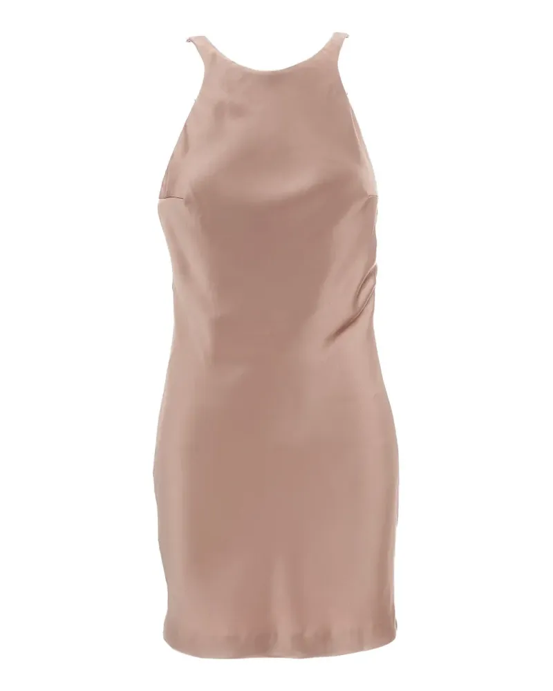 ANDAMANE Carmen scoop-back mini dress - Rosa Rosa