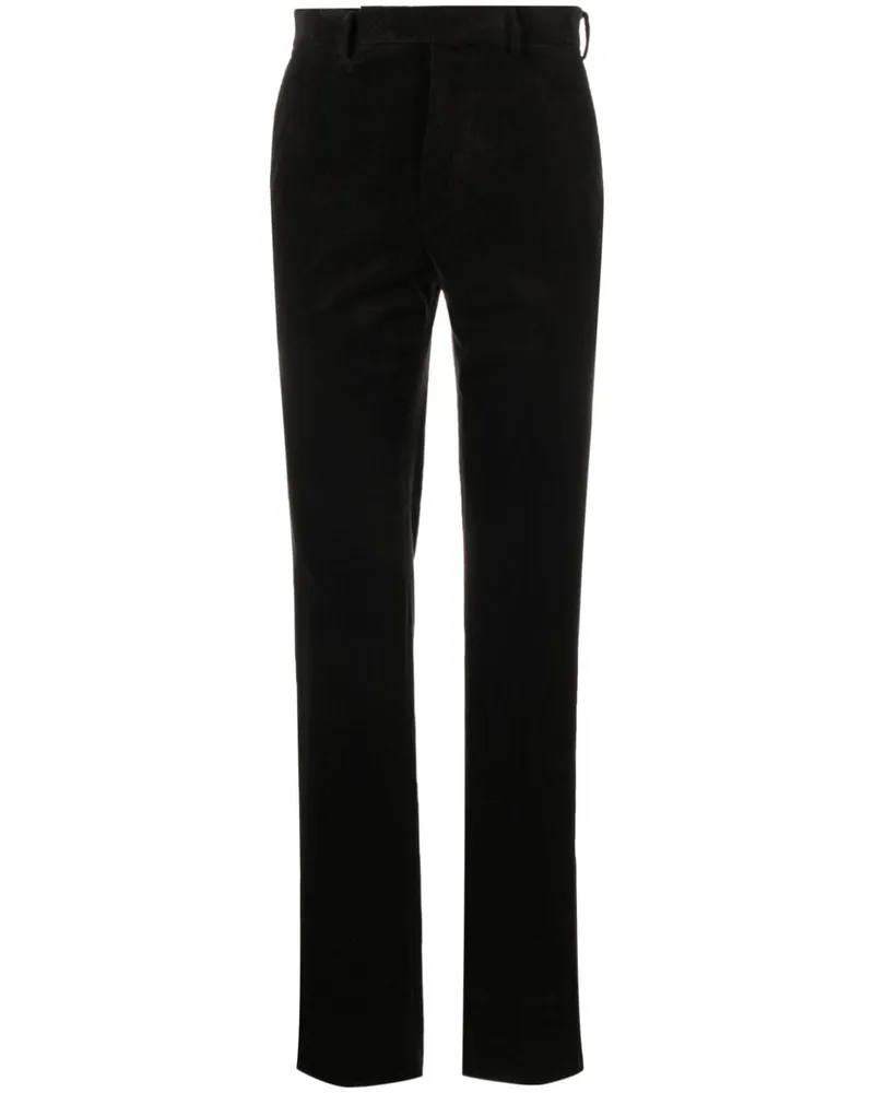 Ermenegildo Zegna Cordhose mit geradem Bein - Schwarz Schwarz