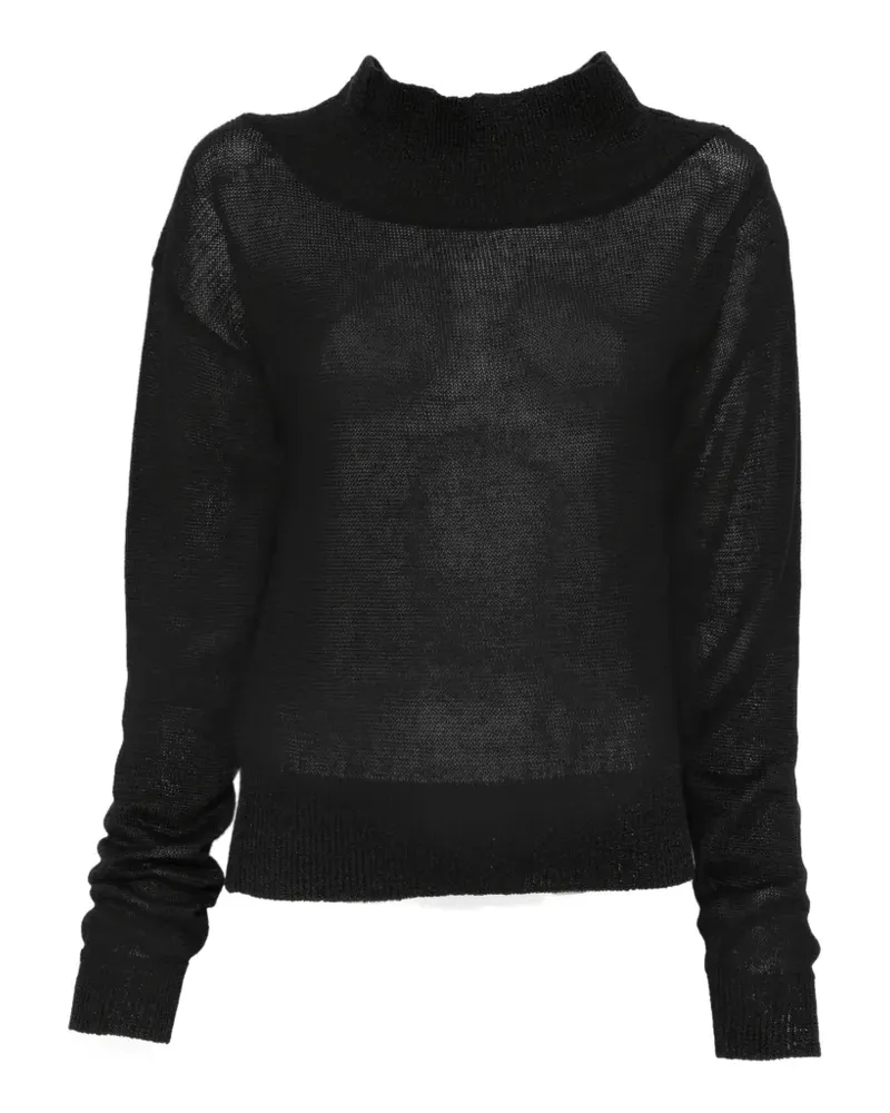 Paloma Wool Soto funnel-neck fine-knit sweater - Schwarz Schwarz