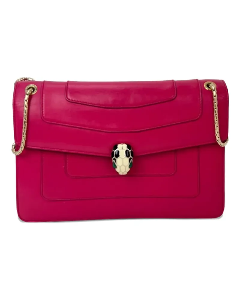 Bulgari Serpenti chain shoulder bag - Rosa Rosa
