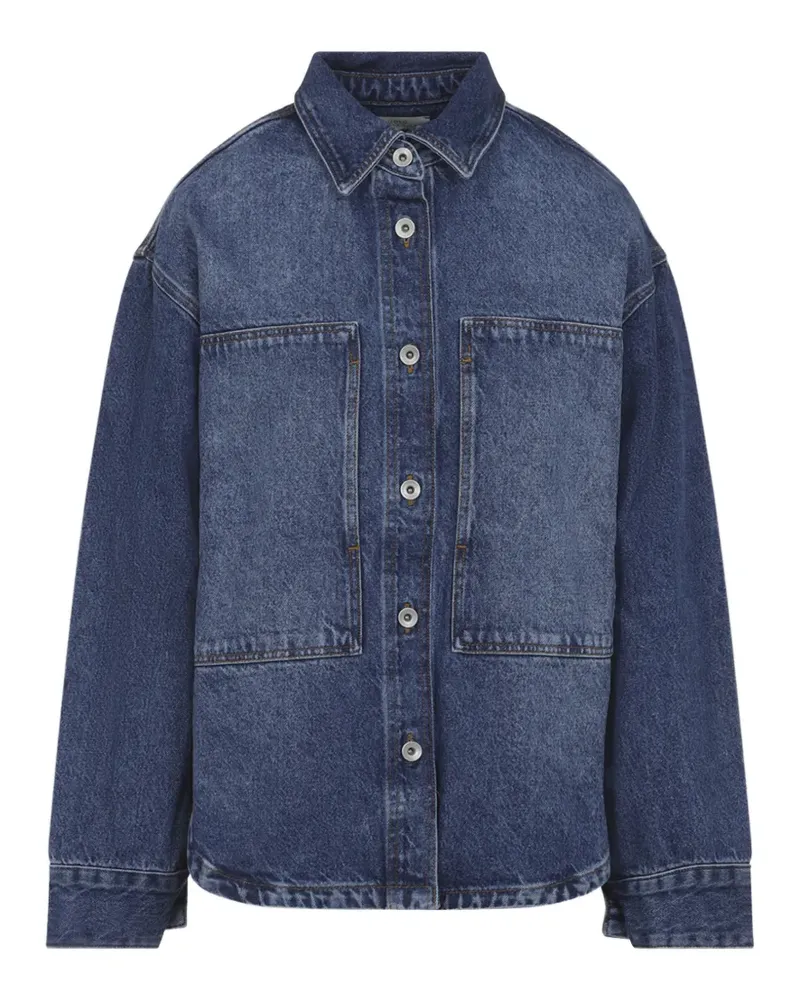 Studio Nicholson pocketed shirt denim jacket - Blau Blau