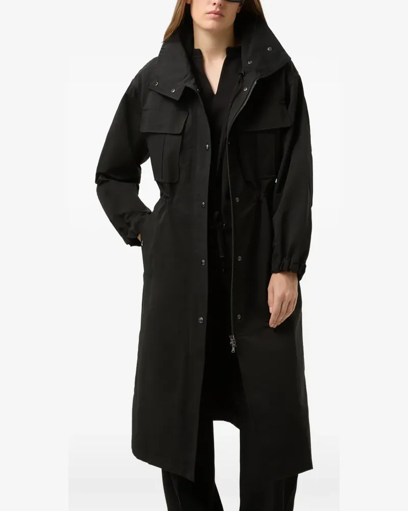 Bogner Elektra drawstring-waist parka coat - Schwarz Schwarz