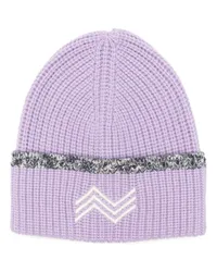 Missoni Beanie mit Logo-Stickerei Violett