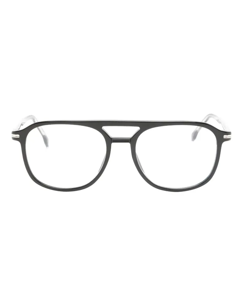 HUGO BOSS Klassische Pilotenbrille - Schwarz Schwarz