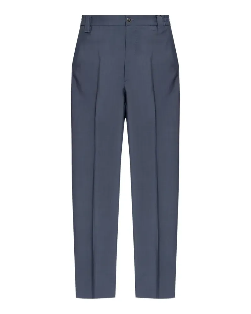 Versace pressed-crease trousers - Blau Blau