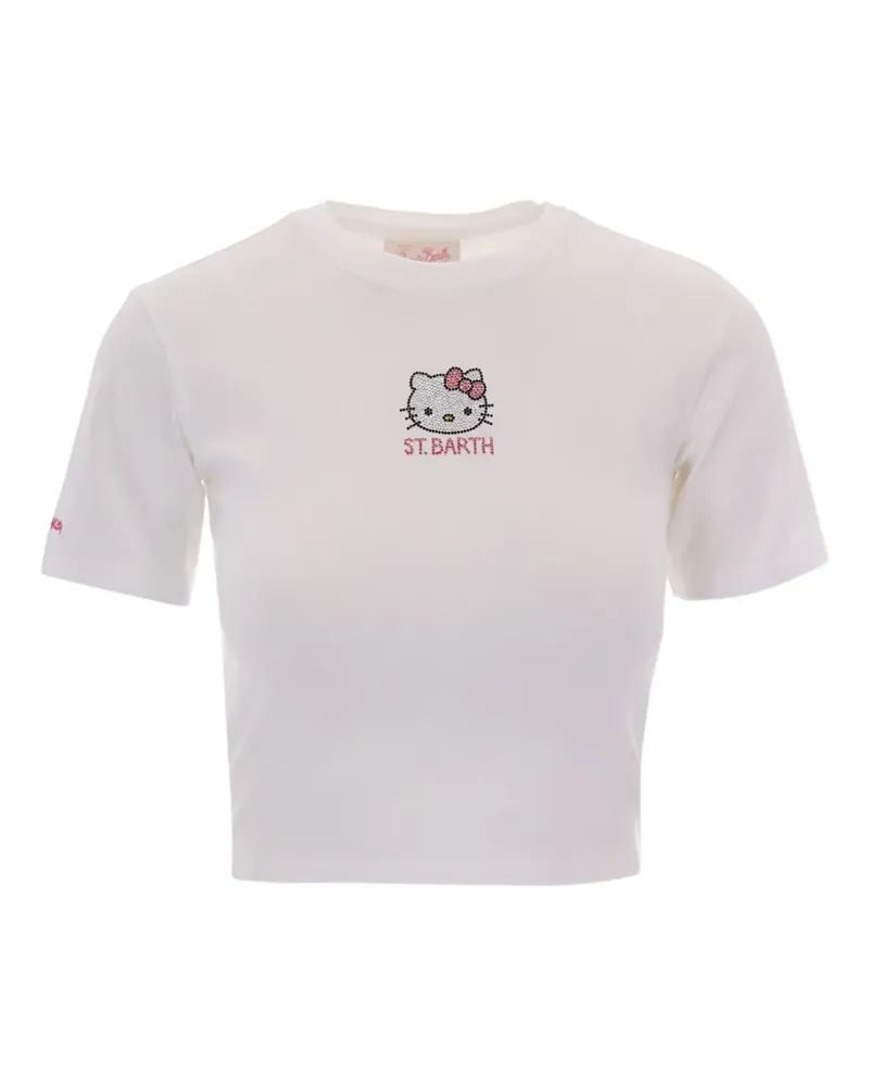 MC2 Saint Barth Nives Hello Kitty T-shirt - Weiß Weiß