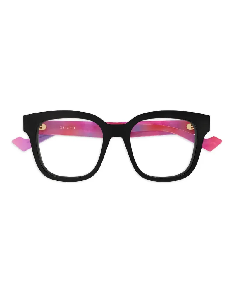 Gucci square-frame glasses - Schwarz Schwarz