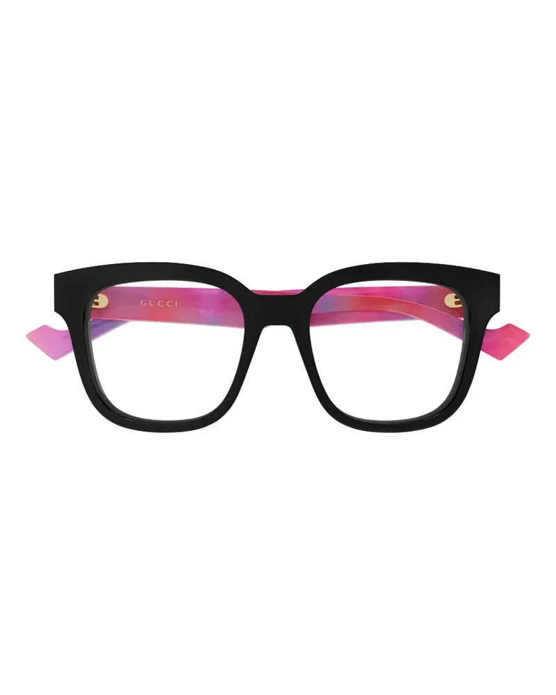 Gucci square-frame glasses - Schwarz Schwarz