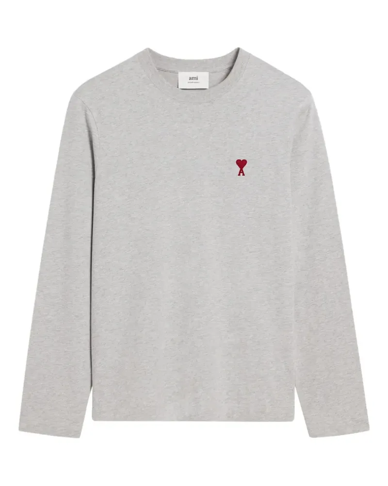 AMI Paris Ami de Coeur T-Shirt - Grau Grau