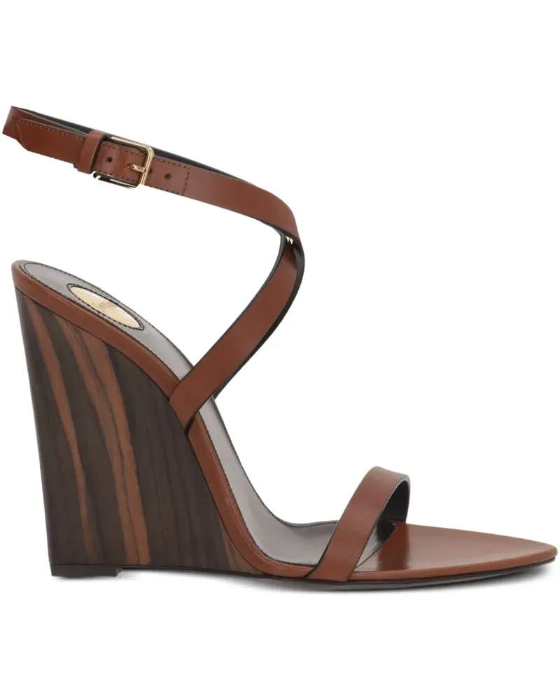 Saint Laurent May Sandalen 110mm - Braun Braun