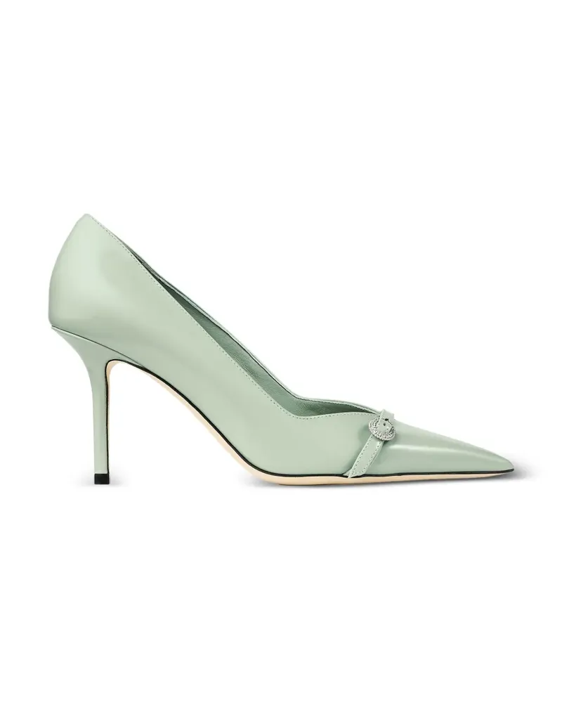 Jimmy Choo pointed toe buckle pumps - Grün Grün