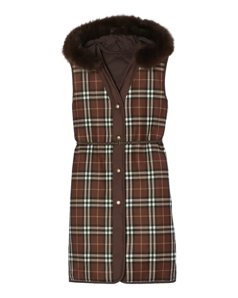 Burberry Wendbare Ashfields Kapuzenweste - Braun Braun
