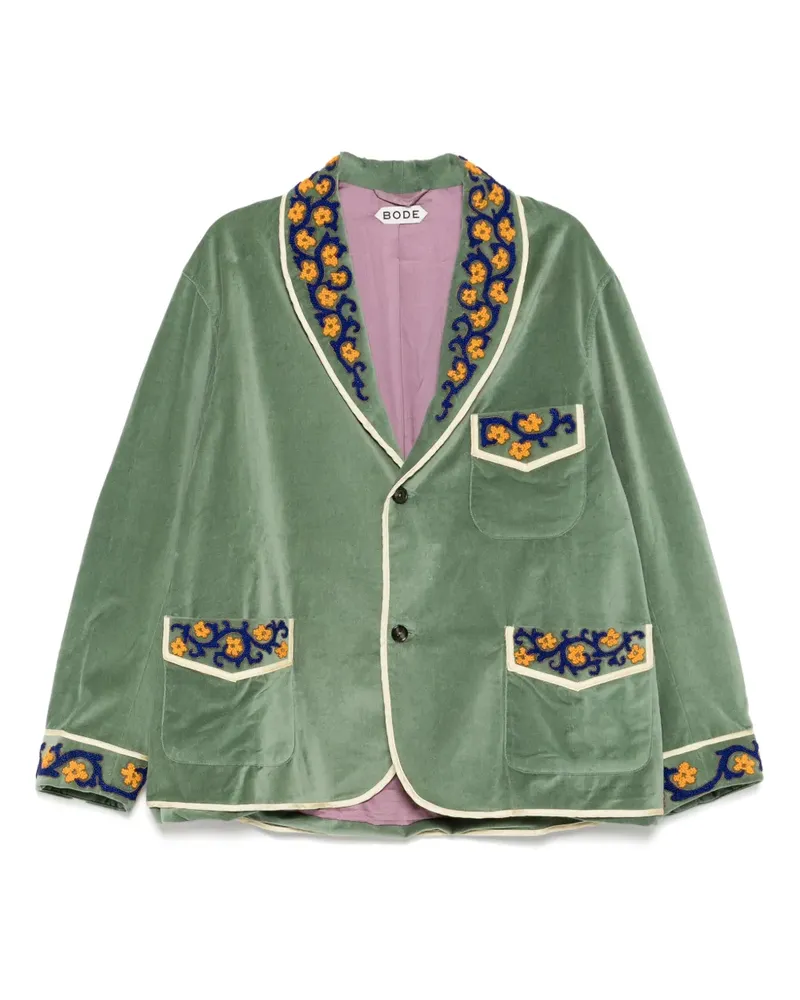 BODE Oberon Jacke mit Blumen - Grün Grün